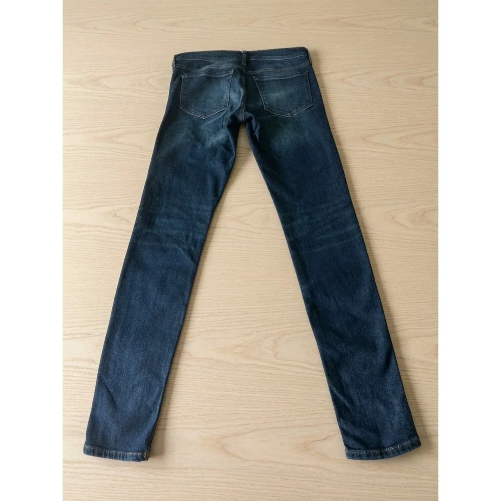 Banana Republic Premium Denim Gothenburg Skinny Jeans Womens 27 Washed Indigo